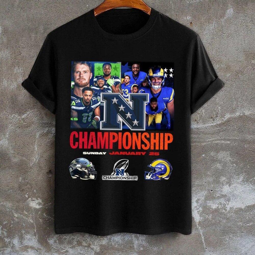 Seattle Seahawks Vs Los Angeles Rams 2026 Nfc Champions T Shirt